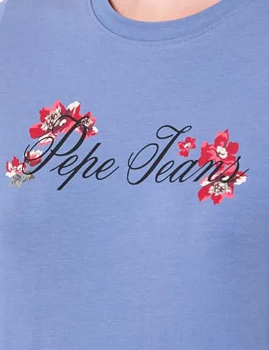 Pepe Jeans W Floral t-shirt donna cotone grafica