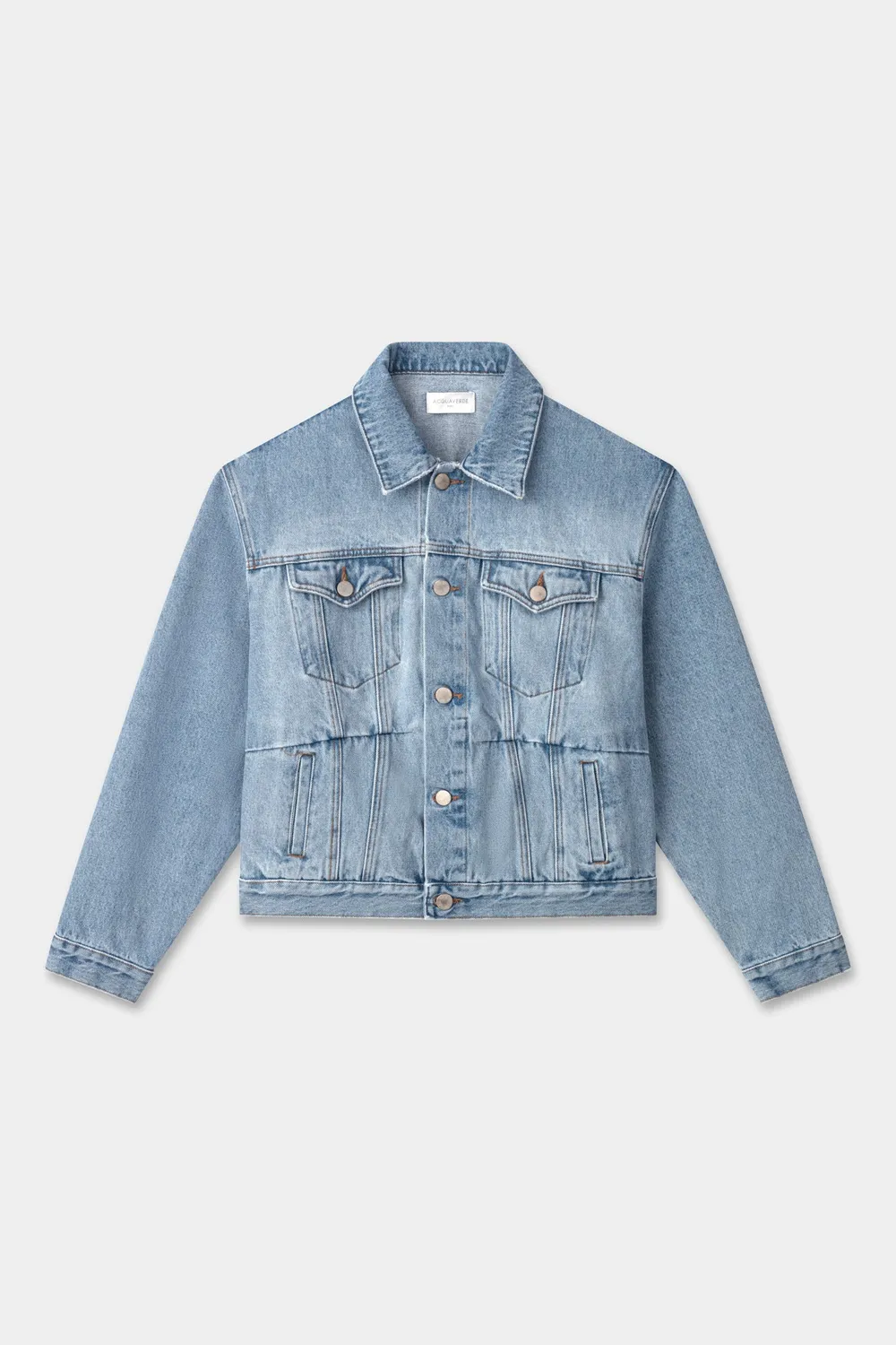 Acquaverde Terence blouson jeans Used Bleached oversize