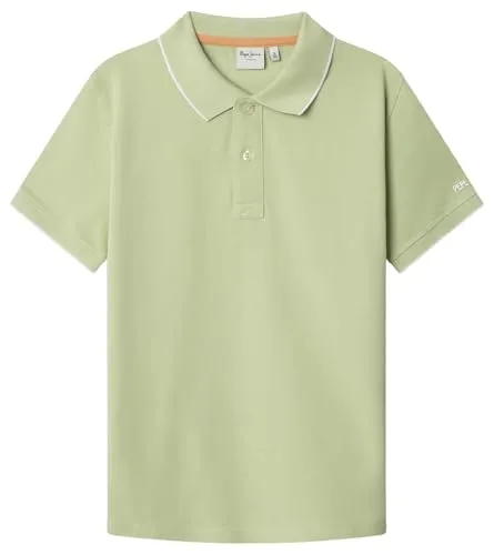 Pepe Jeans PB5400029 polo bimbo 10 anni navy piquet