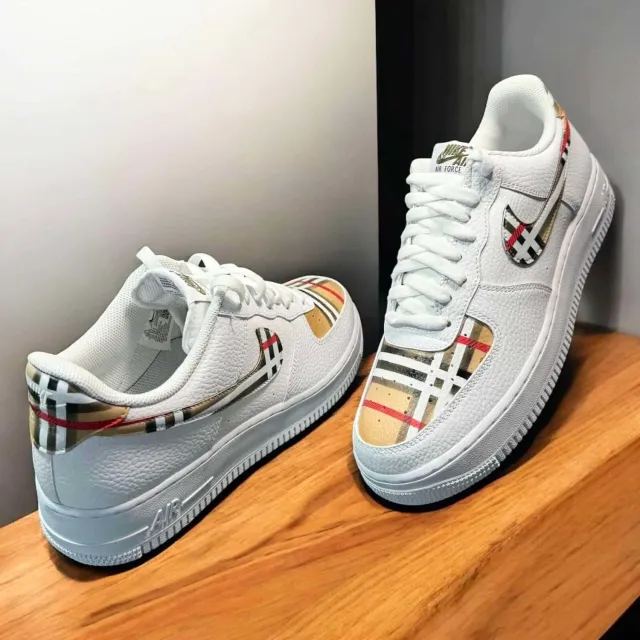 Never Say Never Nike Air Force 1 Burberry Retro sneakers custom