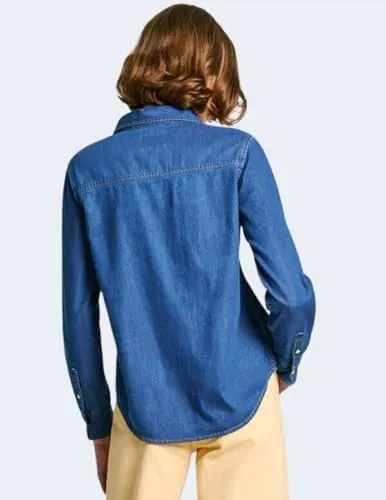 Pepe Jeans Regular Shirt Camicia Jeans Donna Taglia M