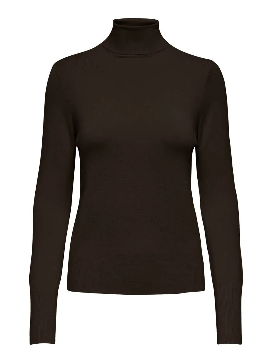 ONLY ONLVENICE Dolcevita Maglia Donna Nero