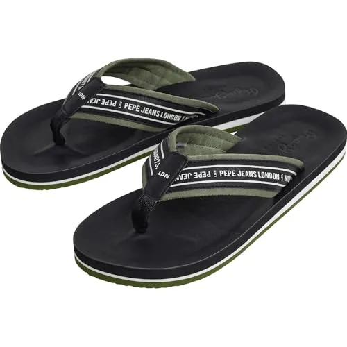 Pepe Jeans Miami Street infradito uomo 39,5 nero logo