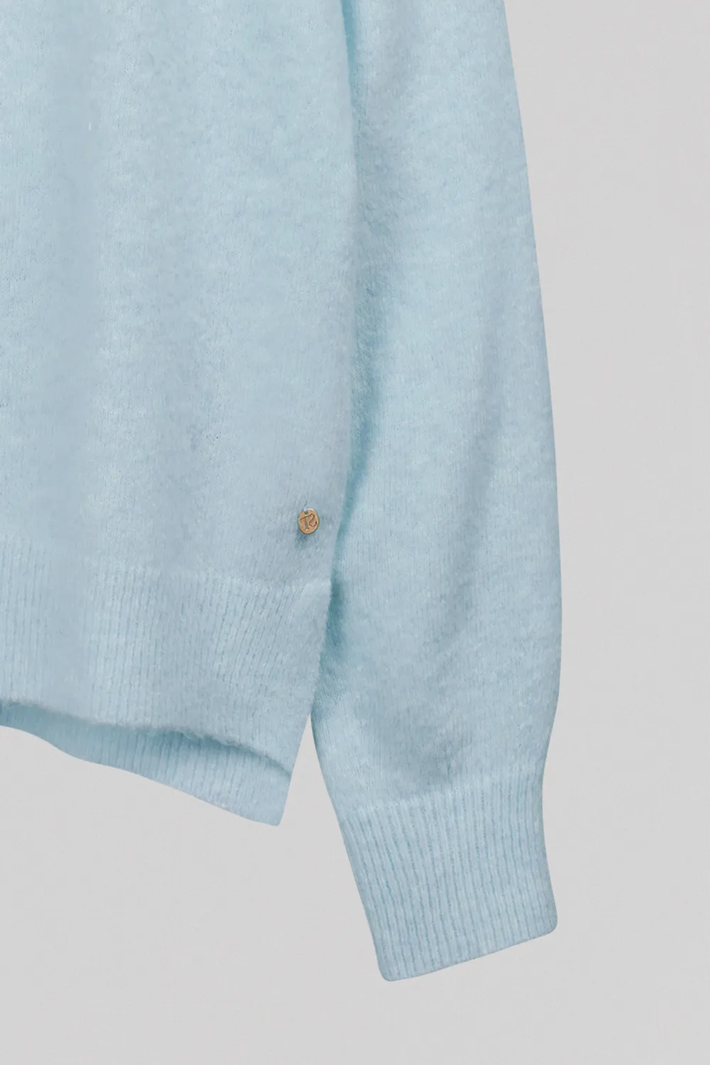 Teddy Smith P-Billie pull azzurro scollo V donna