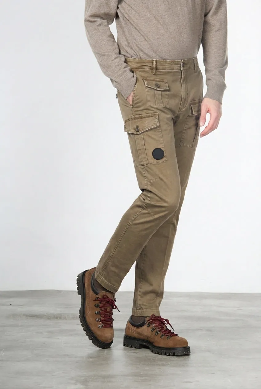 Mason's George Coolpocket pantalone cargo tortora carrot fit