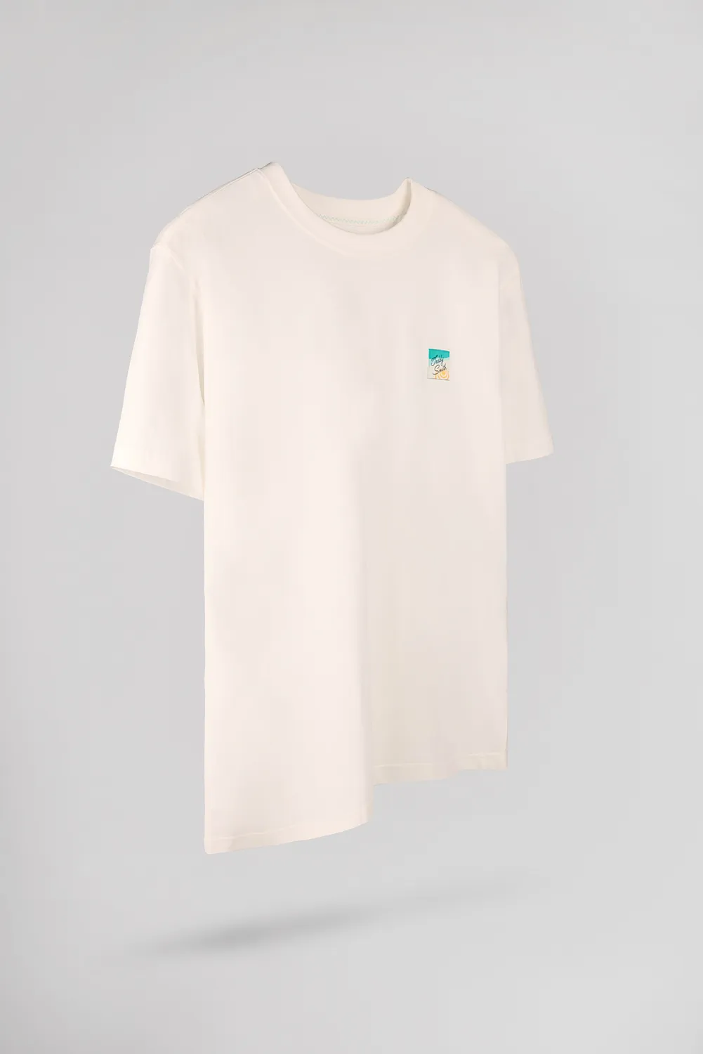 Teddy Smith T-Edric MC t-shirt girocollo bianco uomo