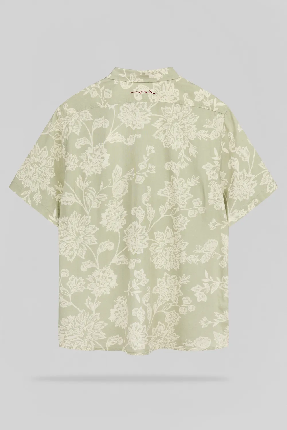 Teddy Smith Alberto camicia uomo verde salvia lino