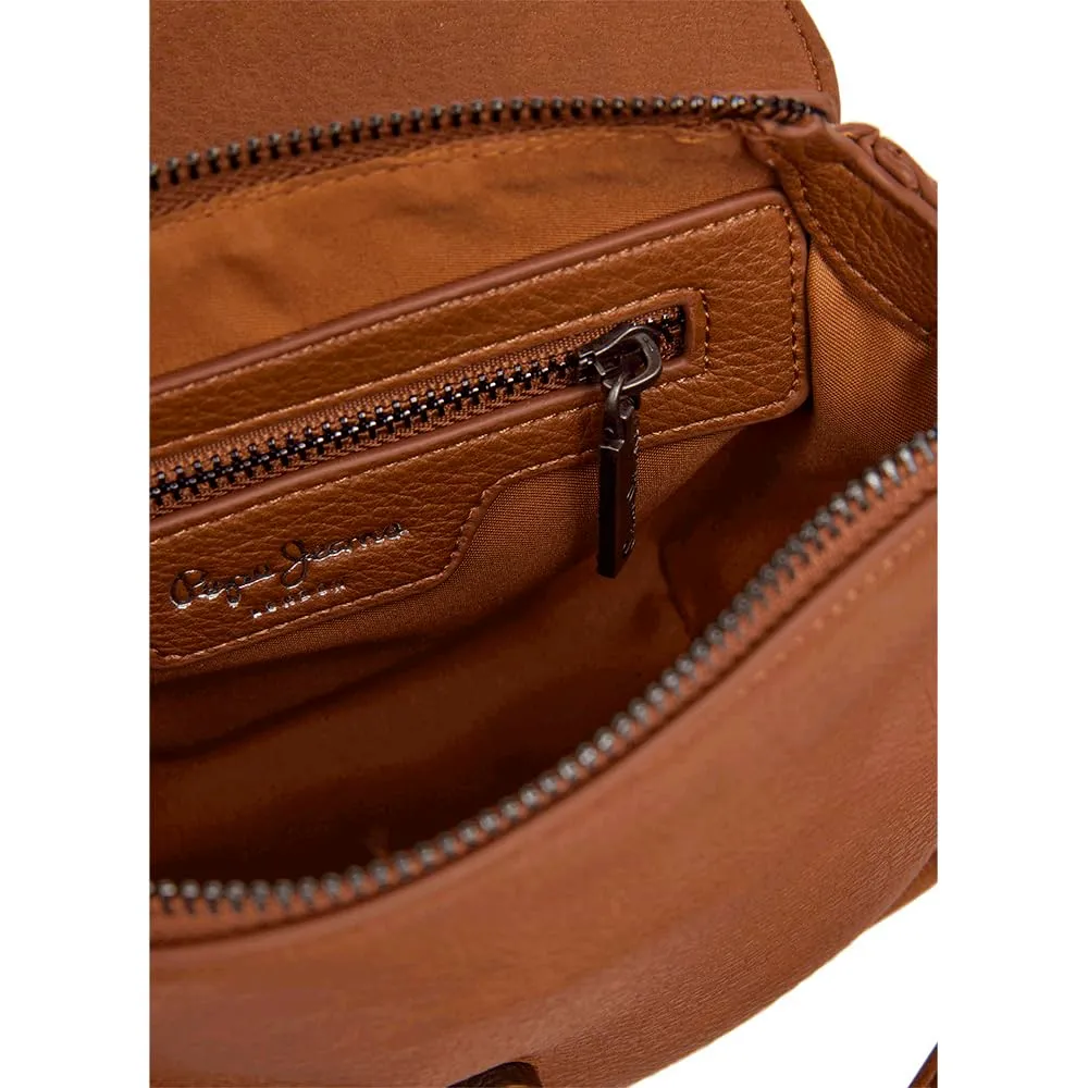 Pepe Jeans Crisha Code Borsa Donna Sella PU con Tracolla