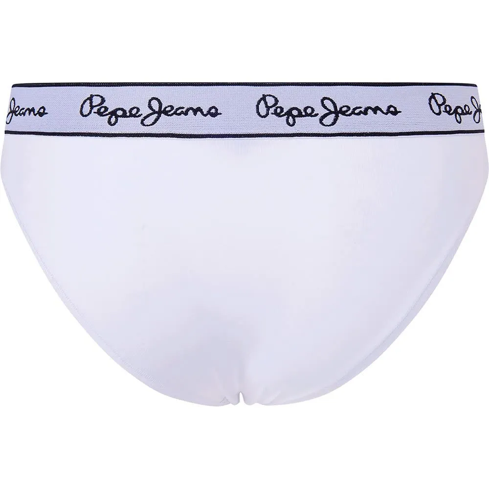Pepe Jeans Pepe Bikini Slip Donna S Cotone Pacco da 1