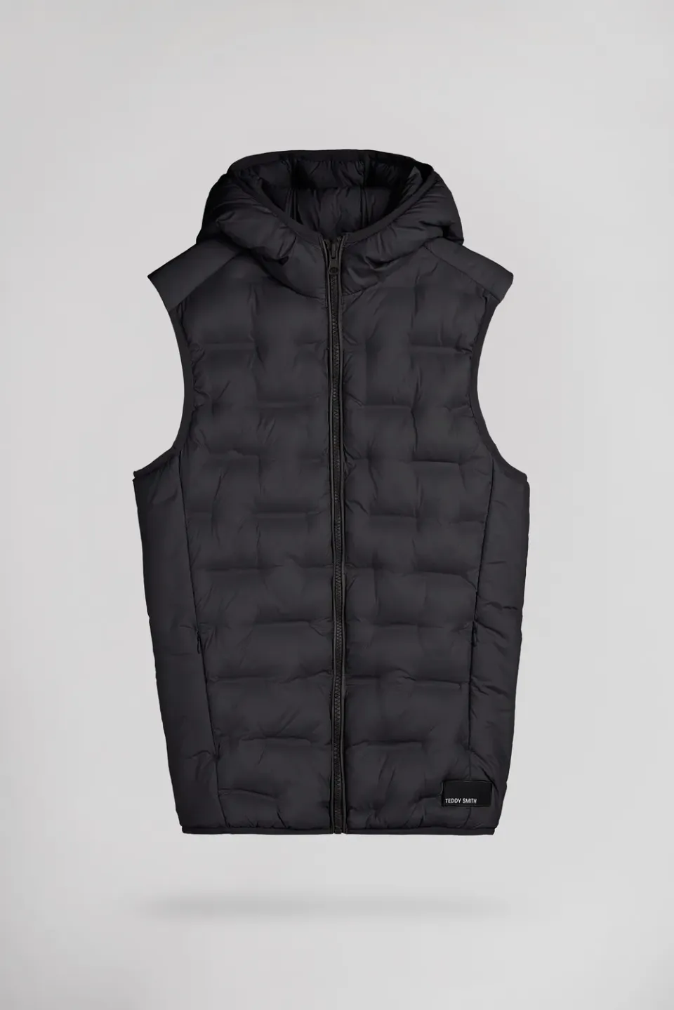 Teddy Smith B-Toran Hood Jr gilet bimbo nero leggero