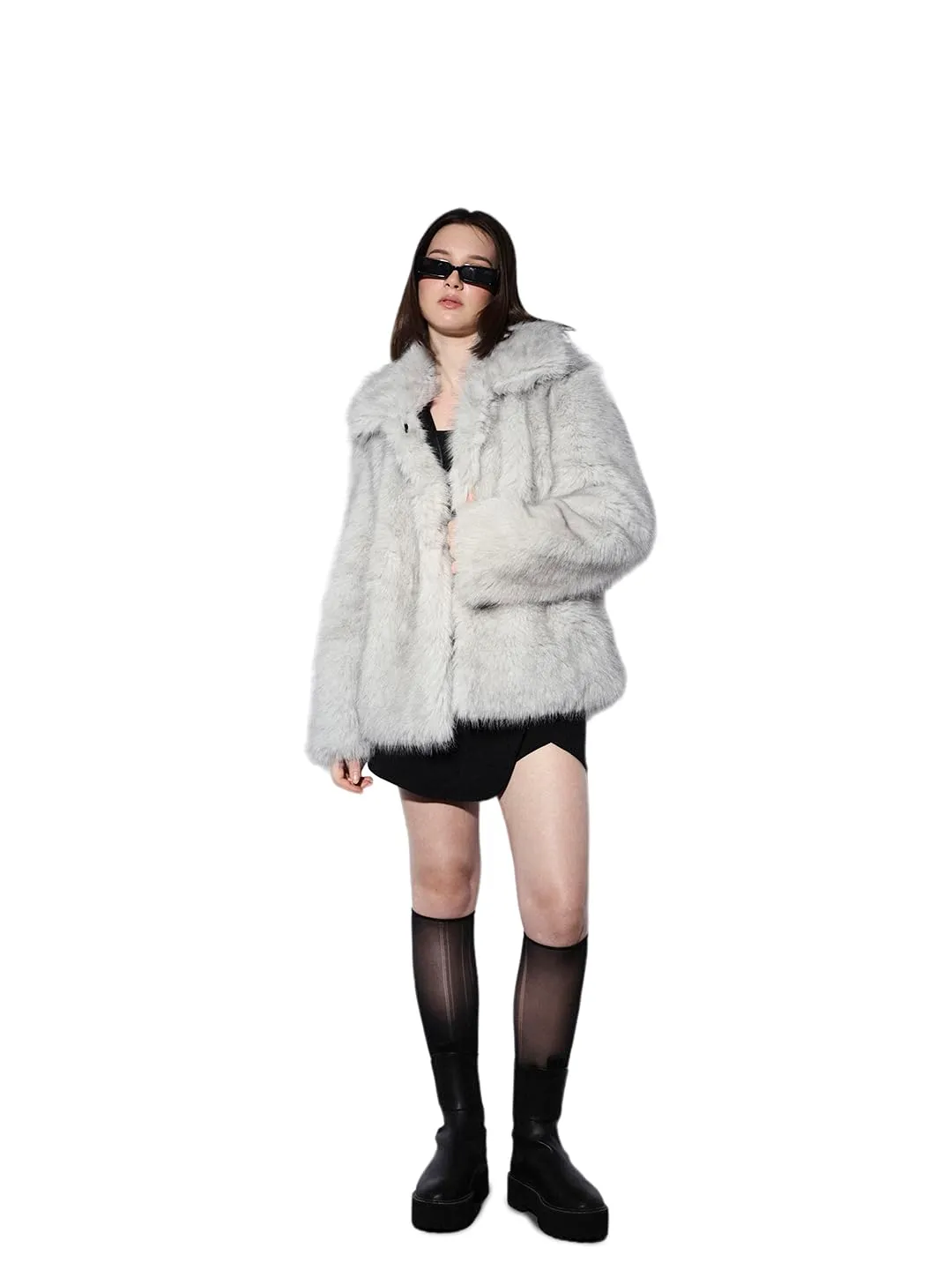 ONLY Onlrubina giacca ecopelliccia M