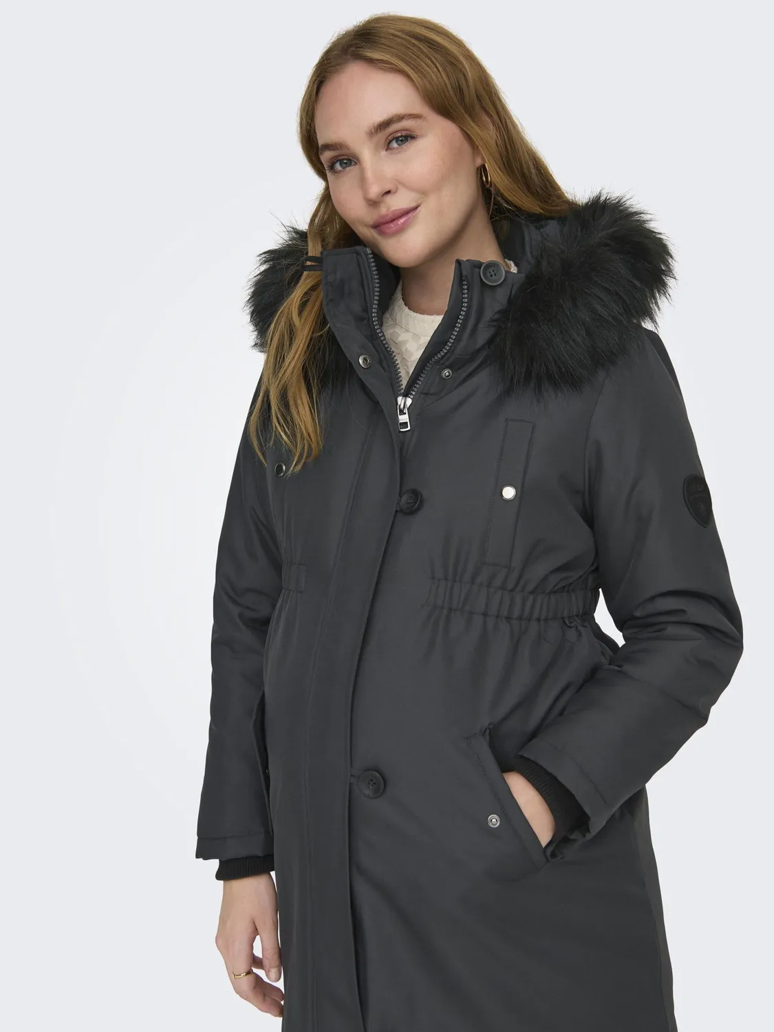 ONLY Maternity Miris Parka Premaman Lungo Imbottito