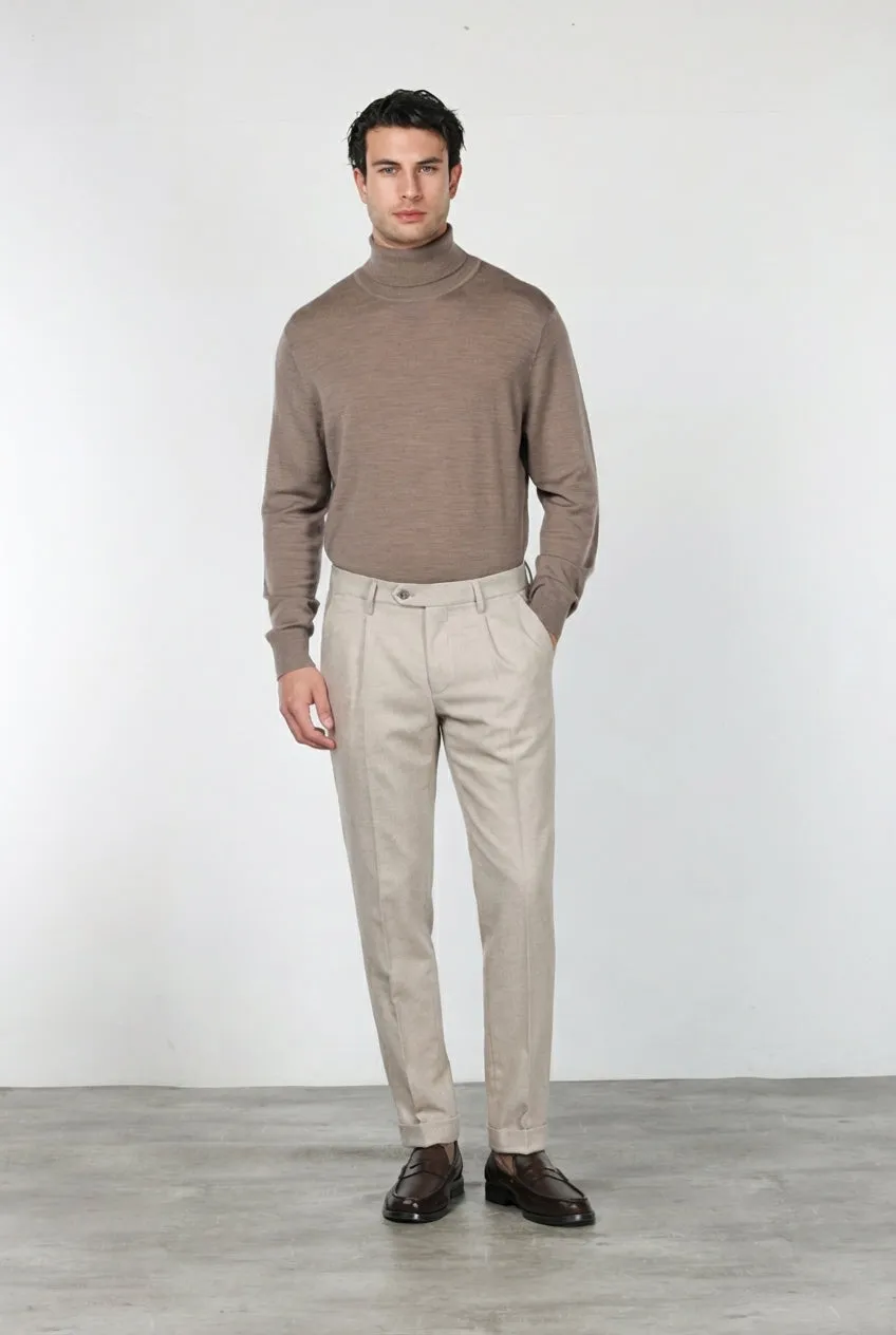 Mason's Torino City pantalone chino uomo beige slim fit