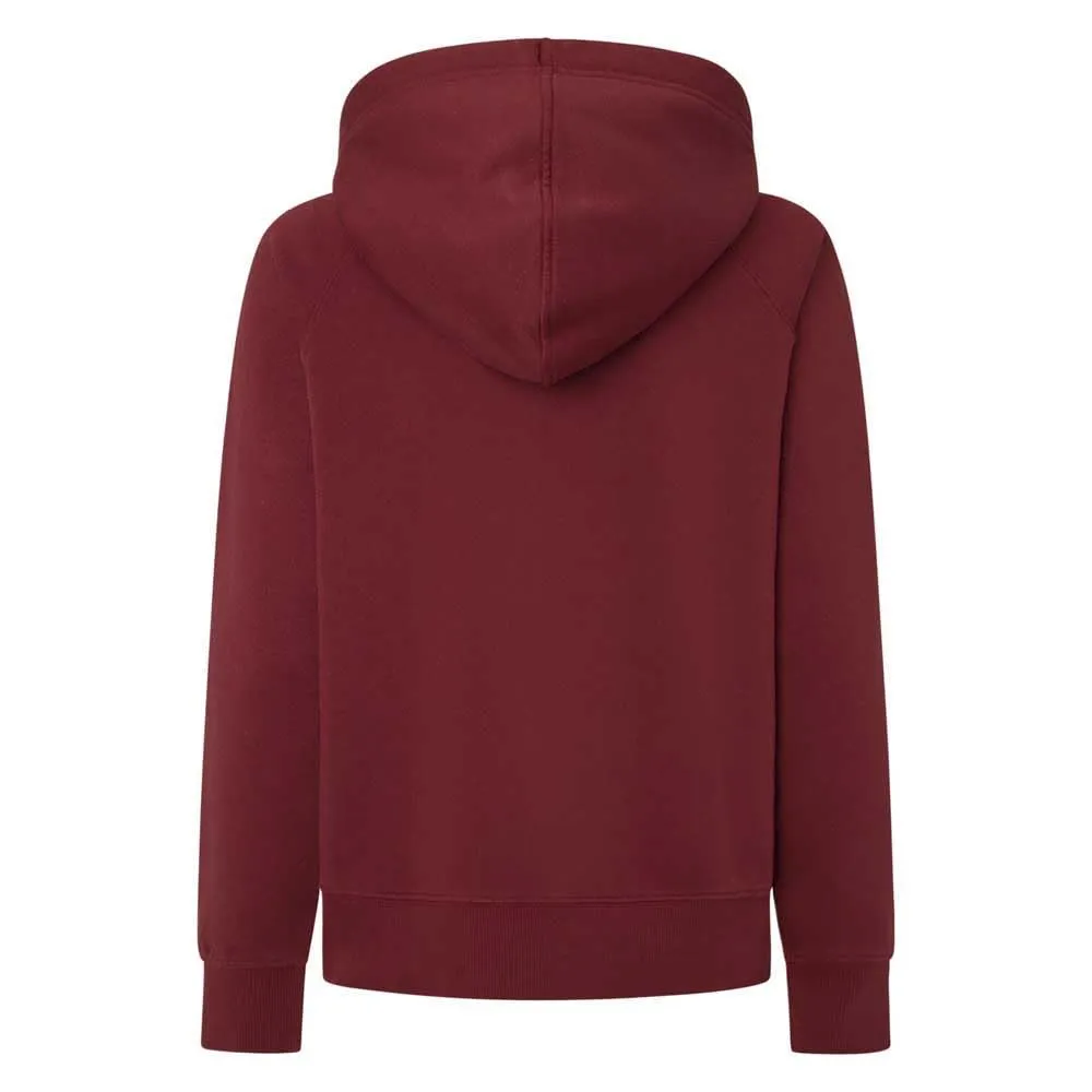 Pepe Jeans Felicity Hoodie Felpa Donna M Burnt Red