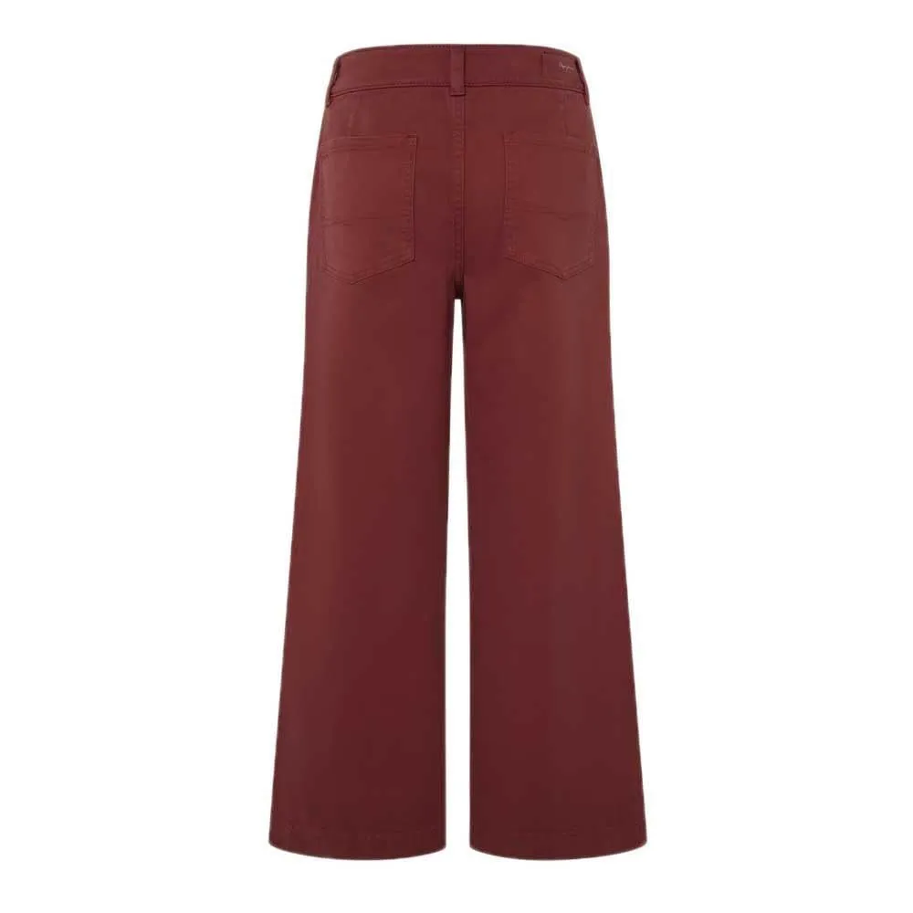 Pepe Jeans Tania pantaloni donna blu 30W gamba larga