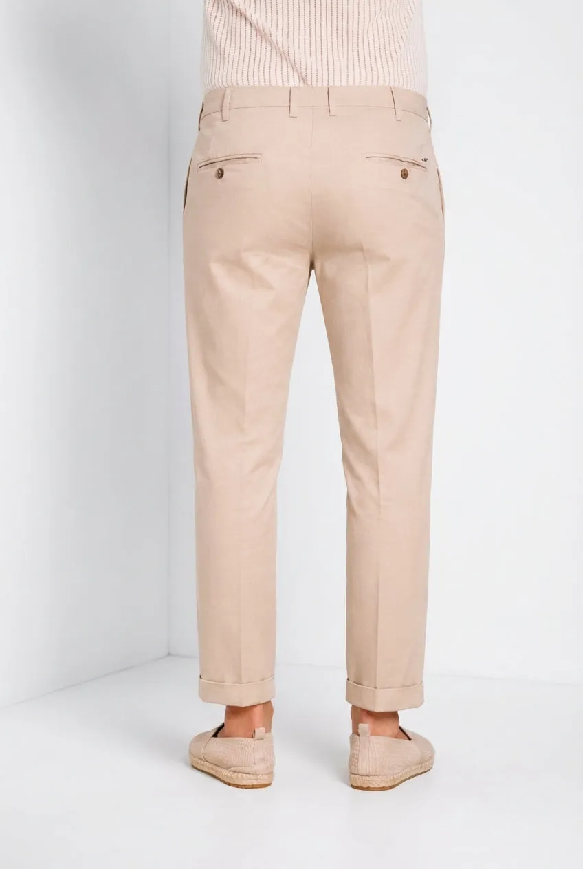 Mason's New York pantalone chino sabbia regular fit