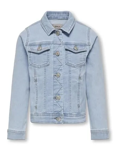 ONLY Kogsara giacca jeans bambina 6 anni azzurro chiaro