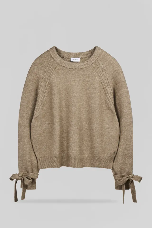 Teddy Smith P-Loki Wolf maglione donna beige
