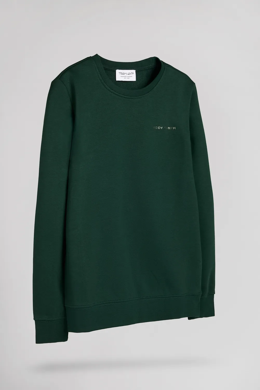 Teddy Smith S-Nark felpa ragazzo cotone verde