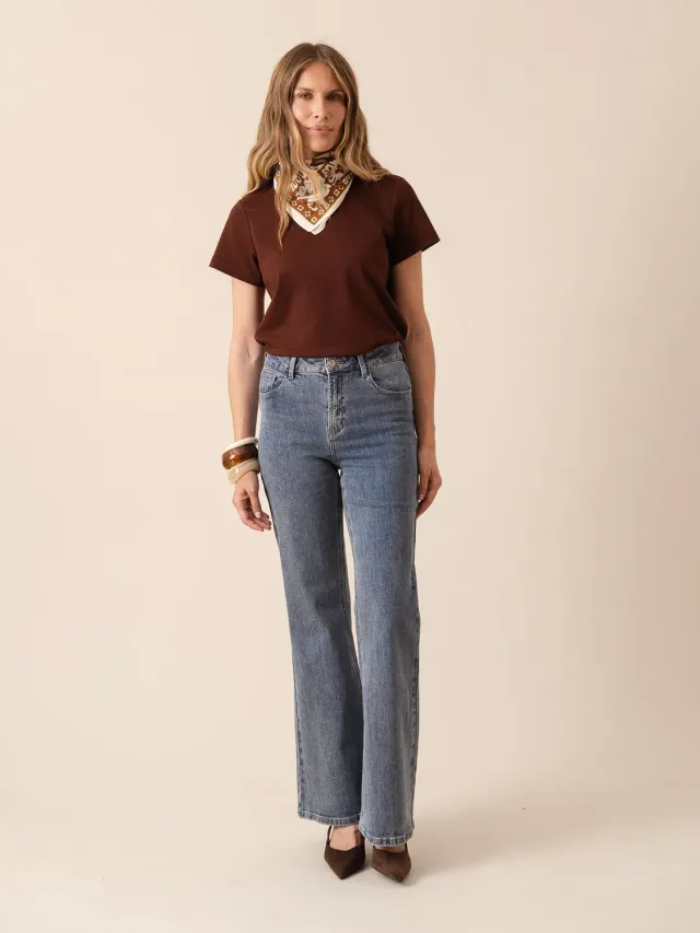 Oraije Emily jeans bootcut blu stone