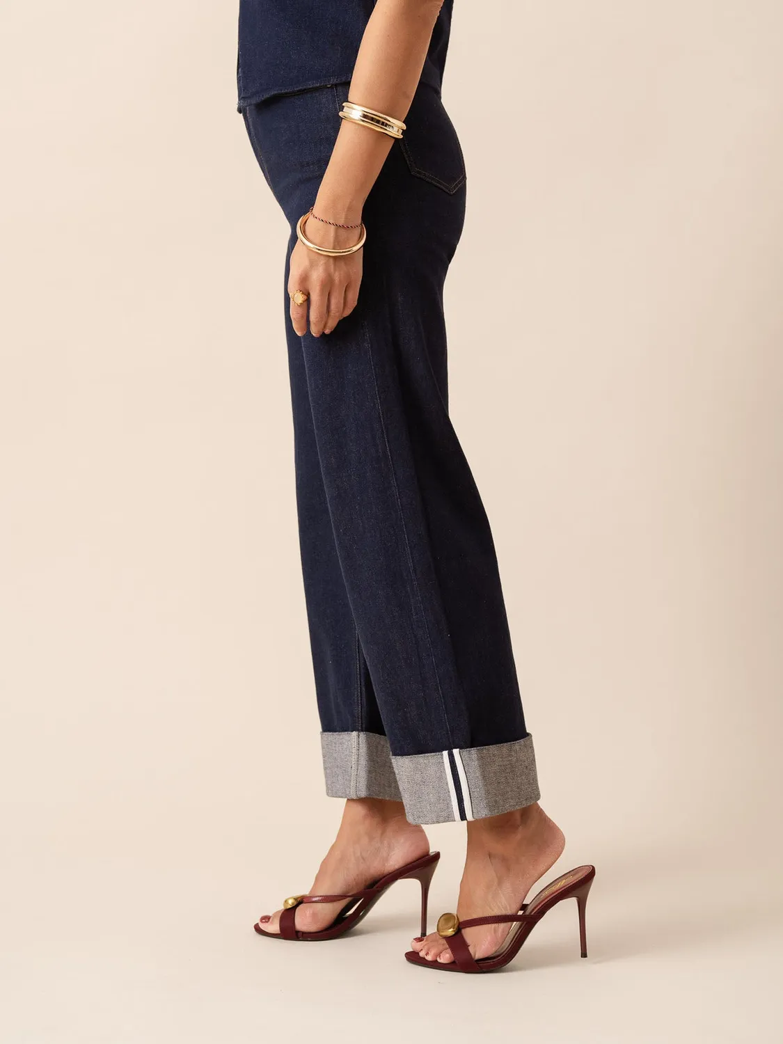 Oraije Loane jeans wide brut