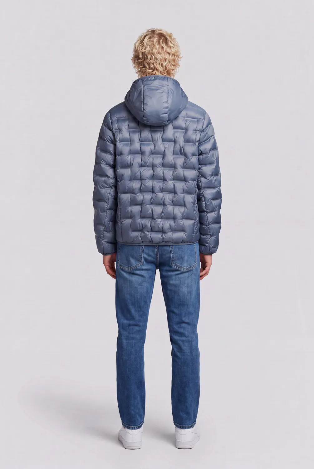 Teddy Smith Blighter 2 piumino uomo grigio meteorite leggero