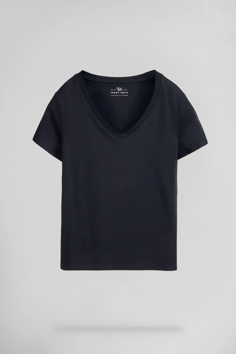 Teddy Smith T-Mia MC T-Shirt Donna Blu Navy