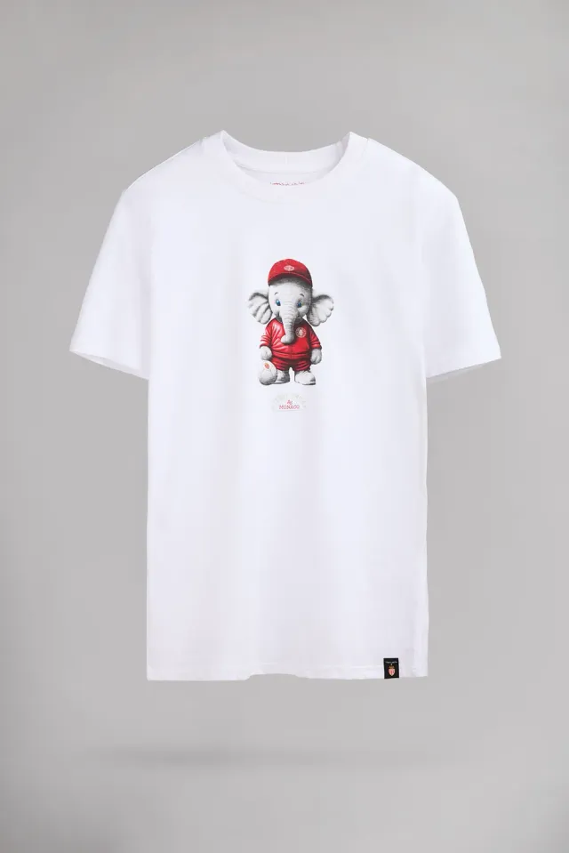 Teddy Smith T-Mascotte t-shirt bianco Monaco uomo