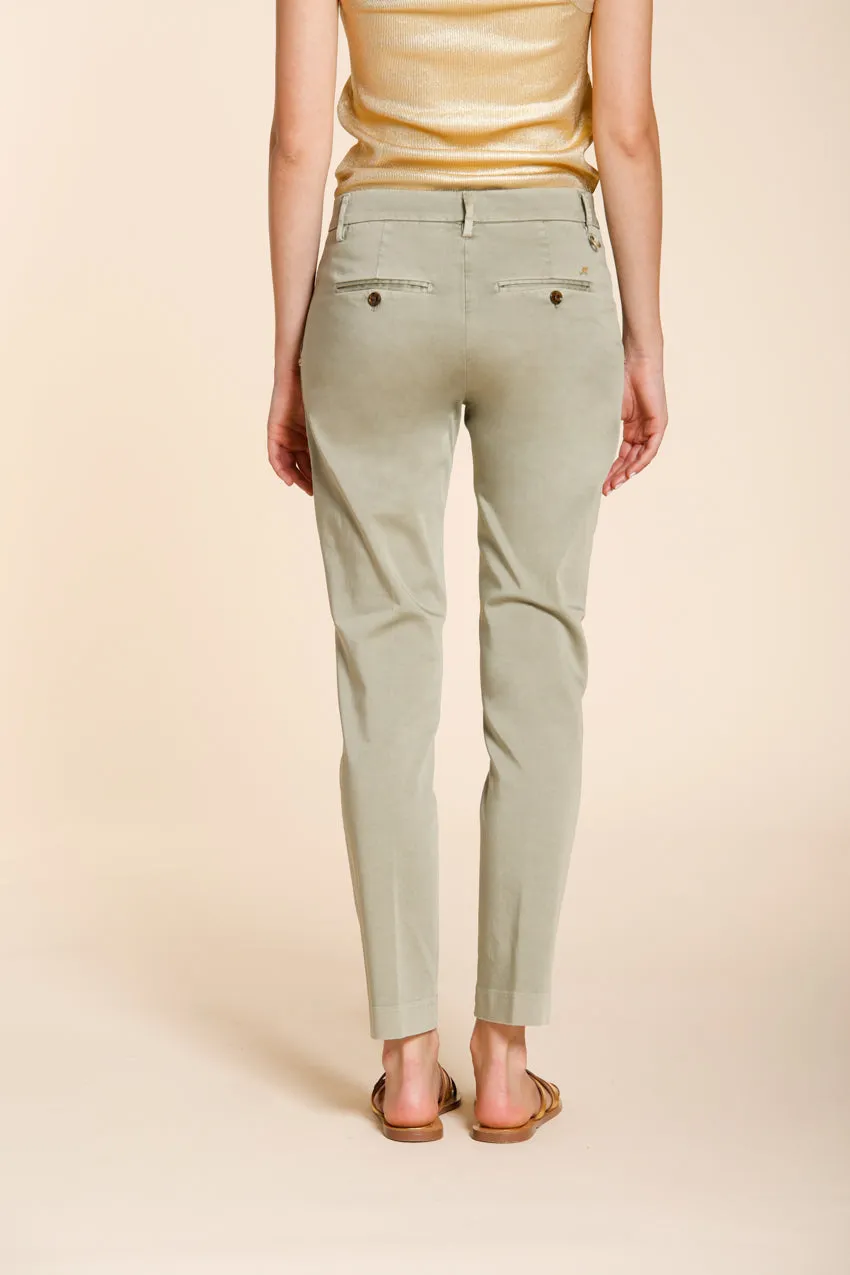 Mason's New York Slim chino donna salvia slim stretch