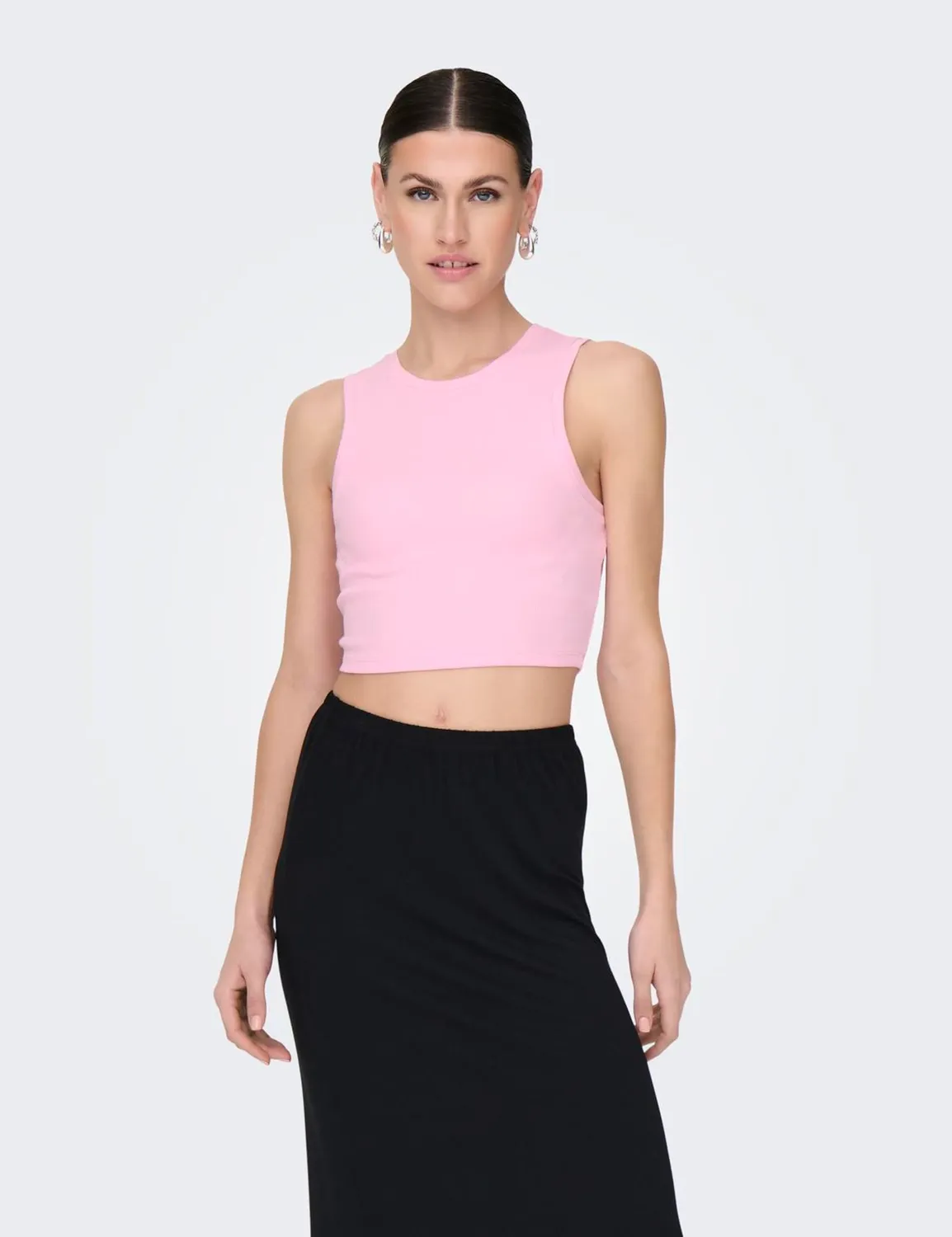 ONLY Onvilma canotta corta slim fit senza maniche