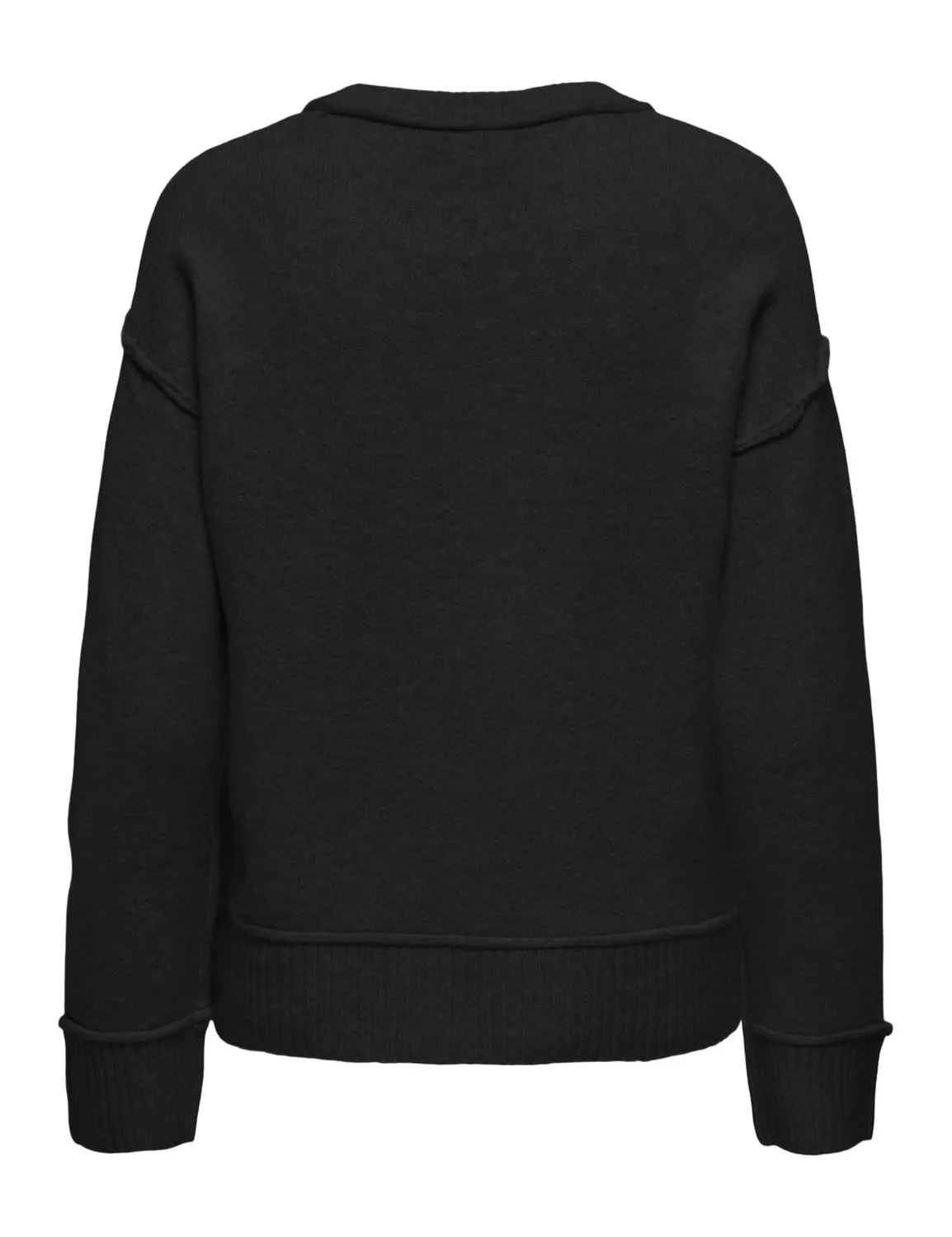 ONLY Onlhazel LS Detail O-Neck BF Knt maglia donna