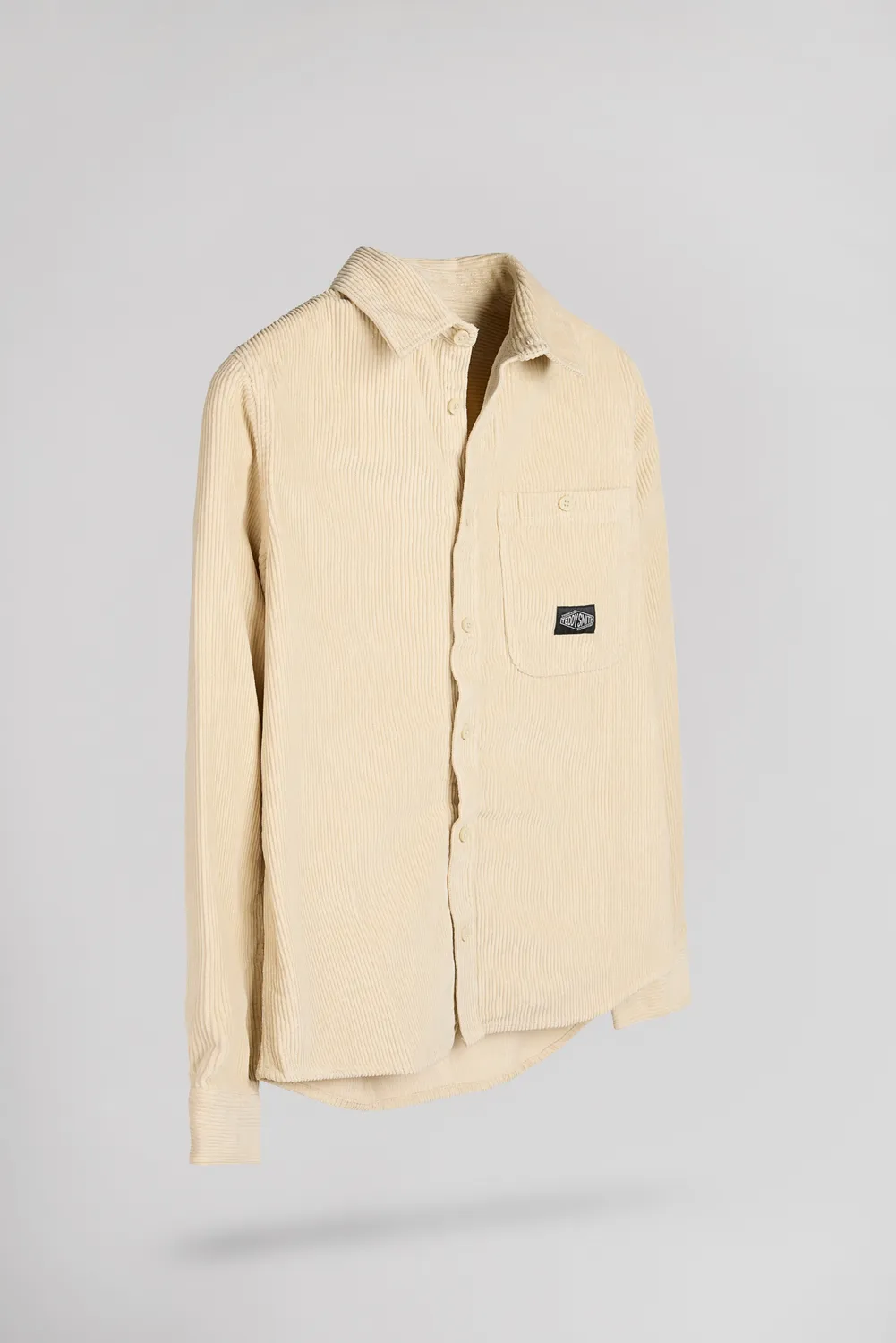 Teddy Smith C-Velvet ML Camicia Bambino Beige Velluto Maniche Lunghe