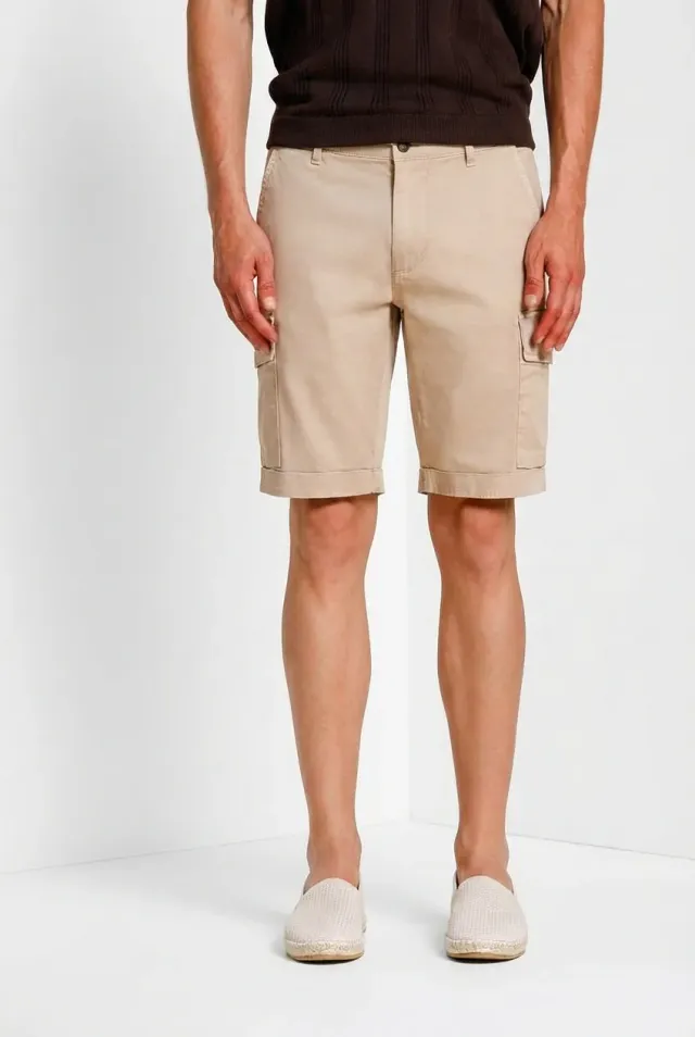 Mason's Chile bermuda cargo beige medio slim cotone