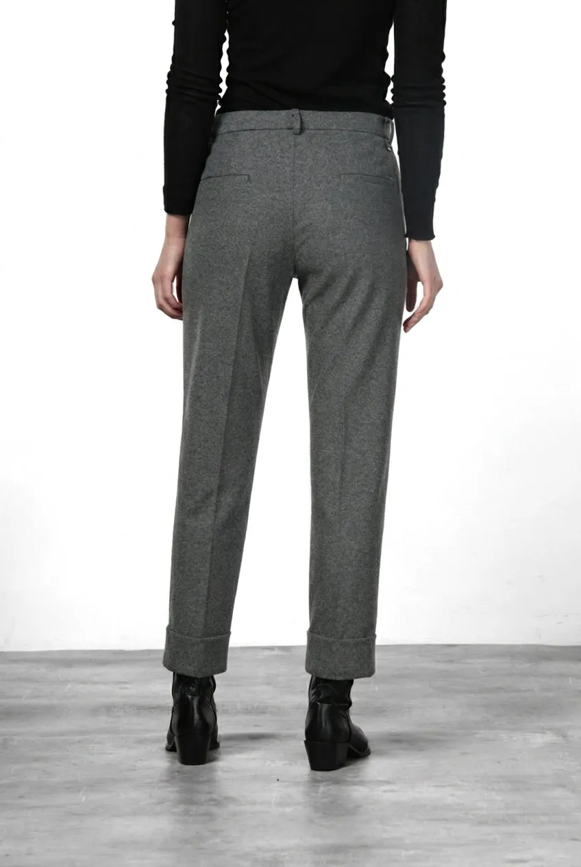Mason's New York Carrot chino donna grigio jersey