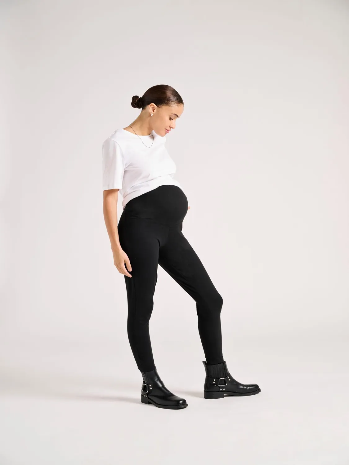 ONLY leggings donna confezione 2 neri vita alta slim