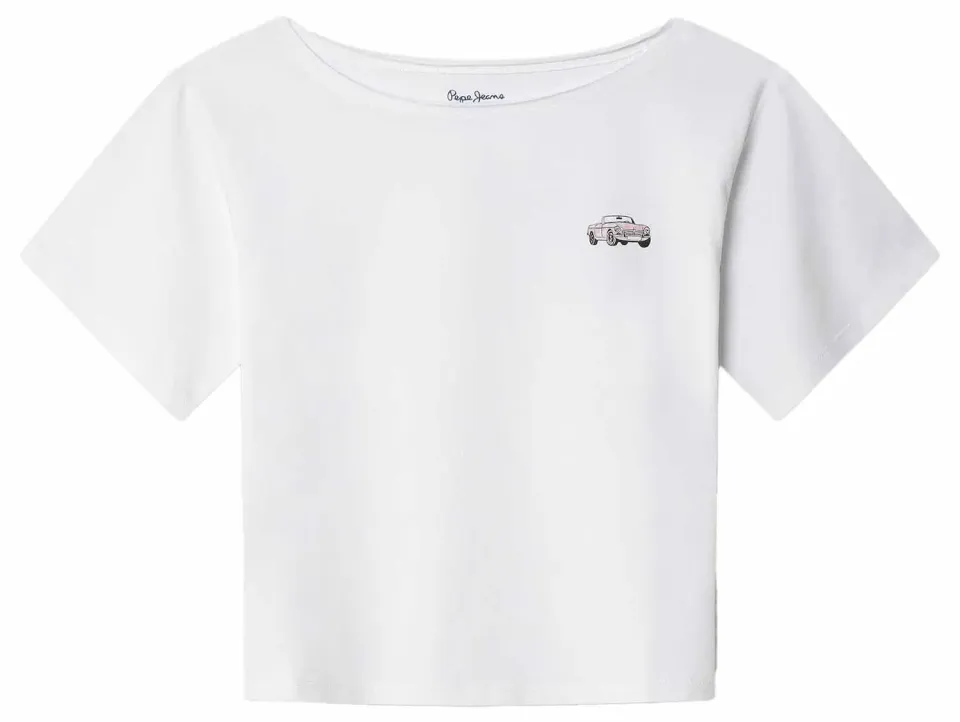 Pepe Jeans Galya T-shirt bambina 10 anni scollo ampio