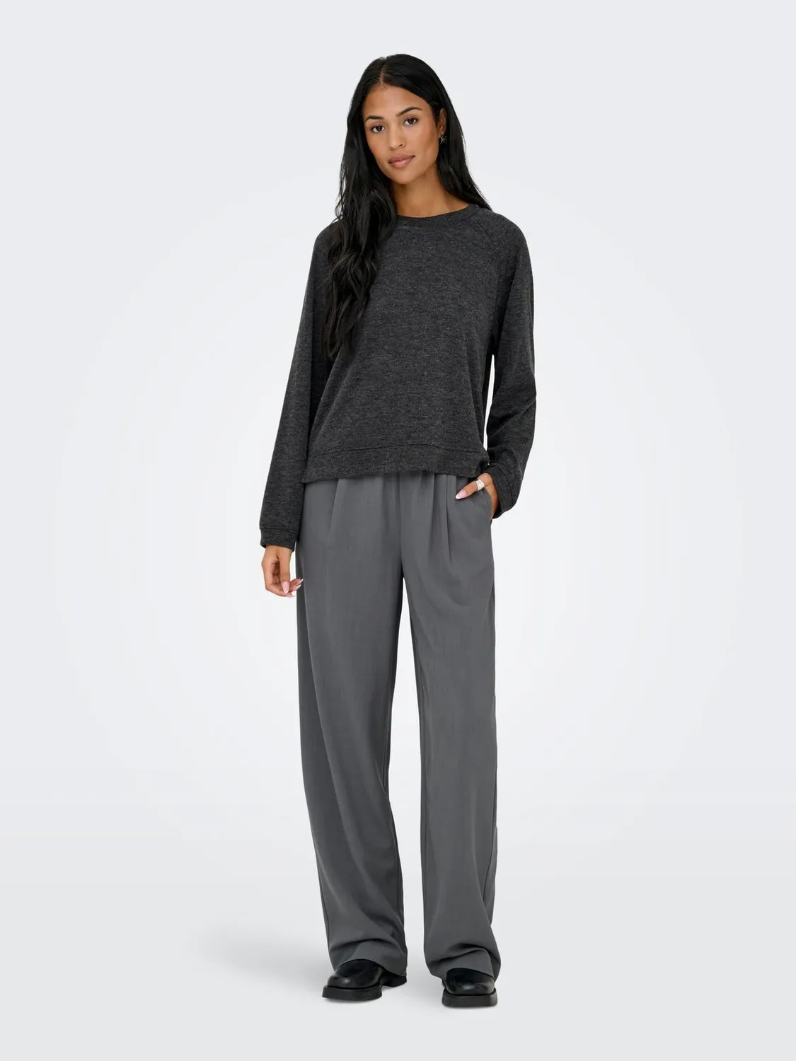 ONLY Onlsvea Life HW pantalone pull-up vita alta