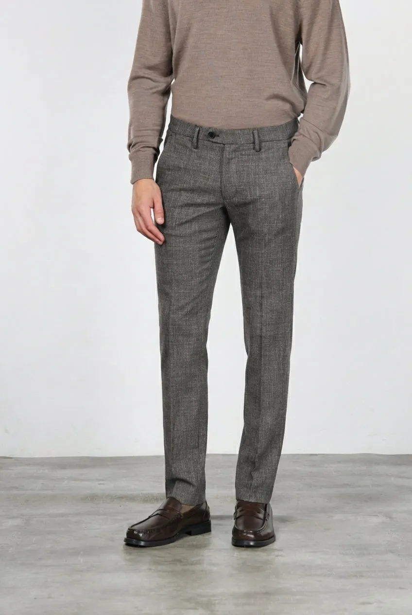 Mason's Torino City chino slim marrone galles sfumato