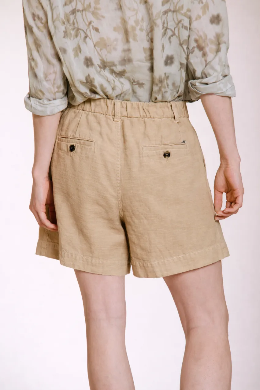 Mason's Dallas Bermuda Cargo Donna Latte Relaxed Fit