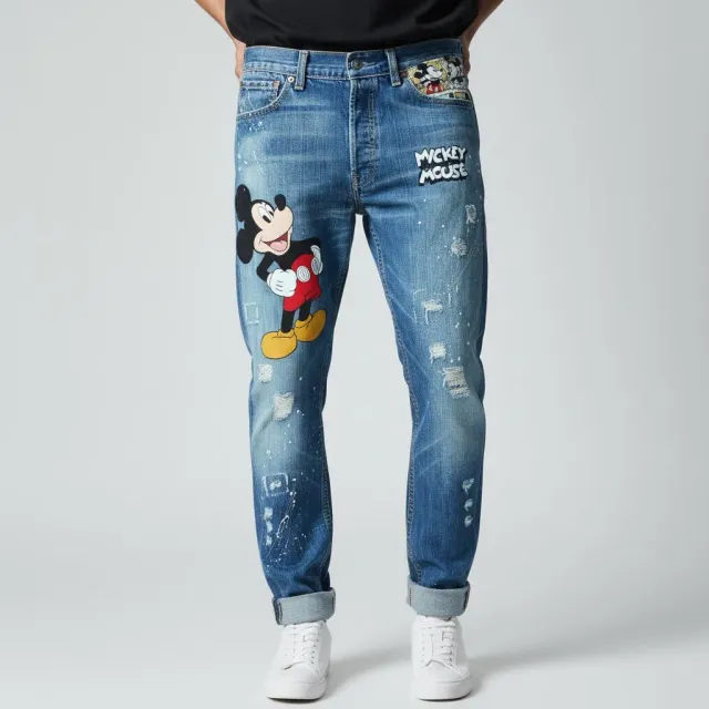 Never Say Never Levi's Vintage Jeans Topolino Mickey