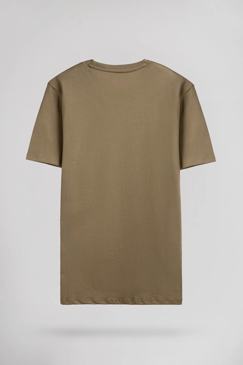 Teddy Smith T-Jim MC T-Shirt Uomo Kaki Cotone