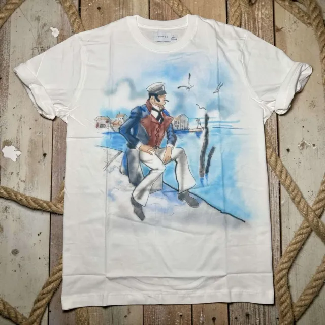 Never Say Never Corto Maltese t-shirt dipinta a mano