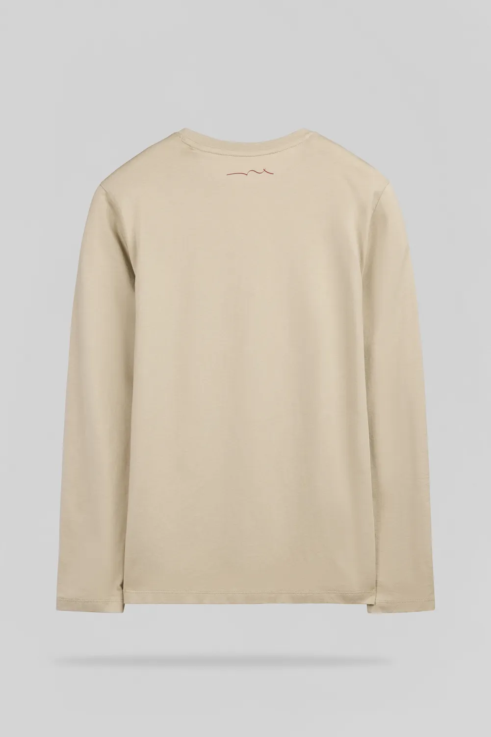 Teddy Smith The Tee 2 ML Beige t-shirt manica lunga
