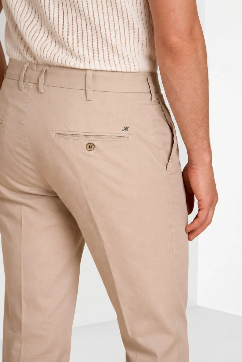 Mason's New York pantalone chino sabbia regular fit