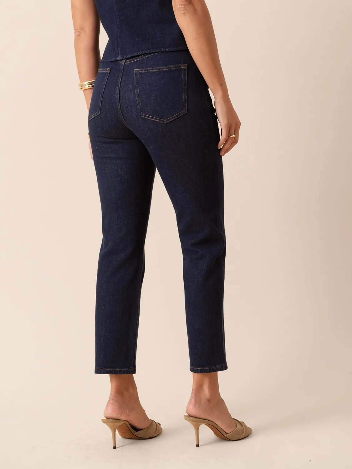 Oraije Milena jeans slim brut alla caviglia