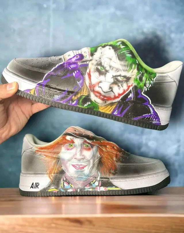 Nike Air Force 1 Cappellaio Joker sneakers dipinte a mano