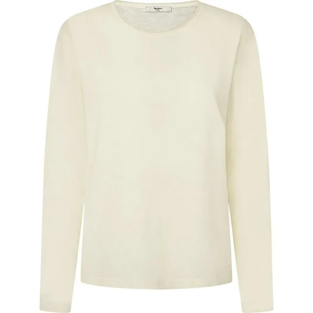 Pepe Jeans Floren T-Shirt Donna Manica Lunga Bianca M