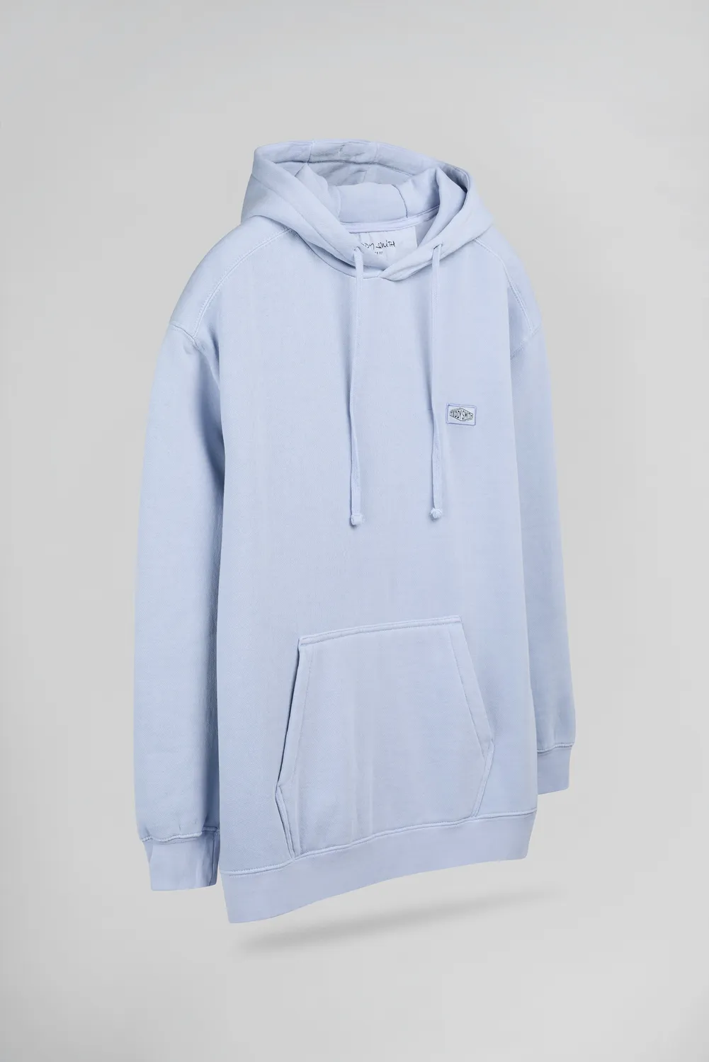 Teddy Smith S-Nateo felpa uomo azzurro pastel cappuccio