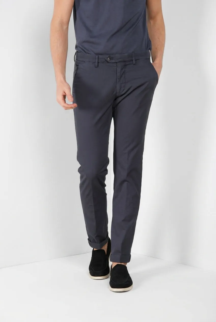 Mason's Torino City Icon Flex Chino Uomo Slim Carta da Zucchero
