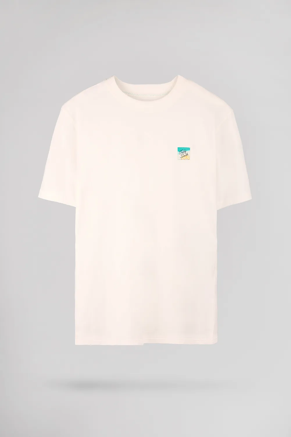 Teddy Smith T-Edric MC t-shirt girocollo bianco uomo